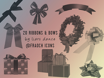parcels ribbons bows gifts Christmas Xmas birthday