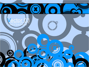 formes vectorielles cercles lumineux