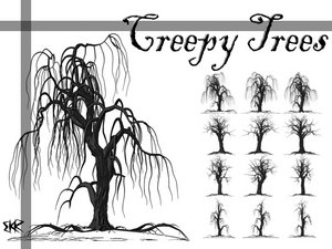 vegetal nature trees creepy tales magic frightening