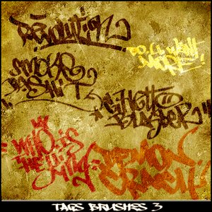 tags on walls