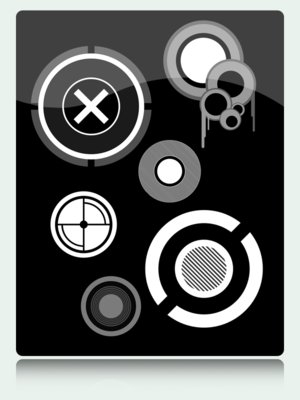 vector shapes circles abstract