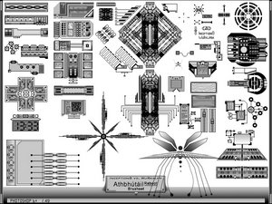 abstract technique formes vectorielles
