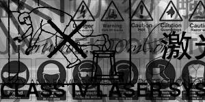 safety signs warning danger men at work risks caution