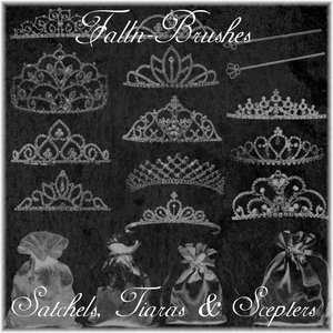 satchels tiaras scepters crowns princesses