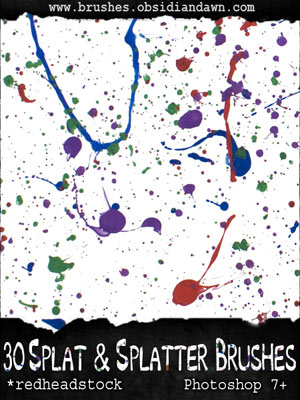 abstract stains splashes splats splatters splatterings stringy paint drops