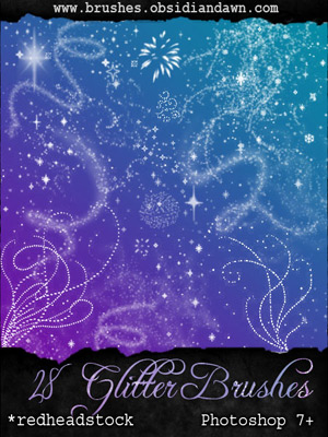 photoshop brushes chez plumeau glitter sparkles photoshop brushes glitter