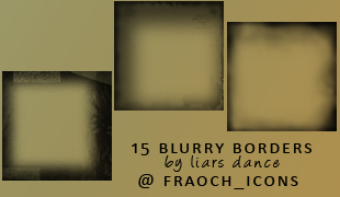 blur blurry borders icons frames