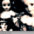 Photoshop: Doll Photoshop brushes (ancient dolls)