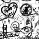 Photoshop: Notebook doodles (gribouillages et griffonnages: coeurs, étoiles, carrés, lettres, araignées, toiles, squelettes, fleurs…)