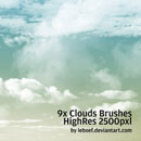 Photoshop: Cloud Photoshop Brushes HiRes Nr.2 of 5 (clouds (high resolution))
