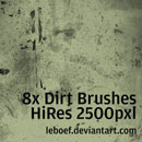 Photoshop: Dirt Photoshop Brush Set (dirt and stains (high résolution))