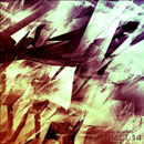 Photoshop: Abstract 14 (motifs abstraits et fragments 3D miroitant)