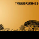 Photoshop: Tree Photoshop brushes (various trees)