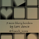 Photoshop: 9 more blurry borders (icon sized blurry borders)