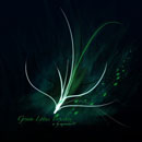 Photoshop: Green Lotus Photoshop Brushes (abstract and glowing)