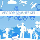 Photoshop: Vector Photoshop Brushes (miscellanous vector shapes)