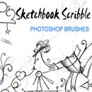 Photoshop: Sketchbook Scribble Photoshop Brushes (croquis et dessins)