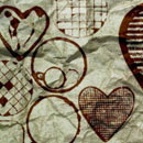 Photoshop: Photoshop Brush Set 01 - Grunge Shapes (hearts and circles)