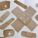 Photoshop: Photoshop Brush Set 07 - Band Aid (assorted band aids)