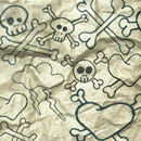 Photoshop: Photoshop Brush Set 21 - Boney Doodles (bones, skulls and heart drawings)