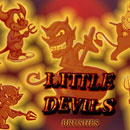 Photoshop: little devils Photoshop brushes (little demons)