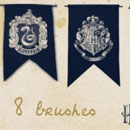 Photoshop: Hp misc (Hogwarts flags)