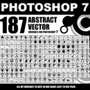 Photoshop: 187 ABSTRACT VECTOR FOR PS7 (vector shapes)