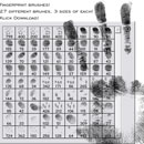 Photoshop: fingerprint Photoshop brushes (empreintes digitales et traces de doigts)