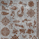 Photoshop: Henna Mehndi Photoshop Brushes Set 3 (motifs au henné)