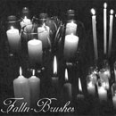 Photoshop: Candles Photoshop Brushes Set 2 (various candles)