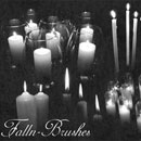 Photoshop: Candles Photoshop Brushes Set 2 (bougies)