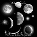 Photoshop: Moons Stars Sparkles Photoshop Brushes (Lune)