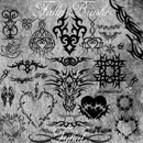 Photoshop: Tribal Photoshop Brushes (tattoo patterns)