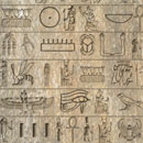 Photoshop: Hieroglyphs (symbols) (various Egyptian gods (Isis, Bastet, etc), hieroglyphic symbols, and miscellaneous other images)