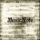 Photoshop: Music Note (partitions anciennes manuscrites)