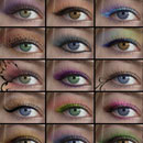 Photoshop: Eyeshadow Photoshop Brushes (Various shapes of eye shadows. Brushes are included for both the left and right eyes.)