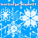 Photoshop: Barbarja_snow01 (various snowflakes)