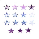 Photoshop: Stars (stars with various textures, including some with torn edges)