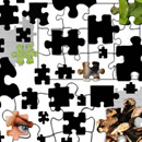 Photoshop: Jigsaw pieces (various shapes of jigsaw puzzle pieces)
