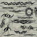 Photoshop: Tribal (large) (tattoo patterns (high resolution))