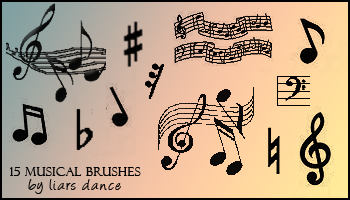 icons music musical notes rests clefs