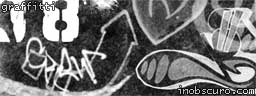 graffitis cœurs griboullages tags chiffres flèches écriture points spirales