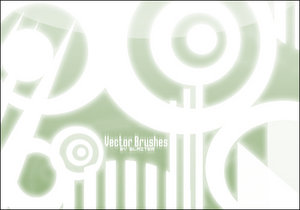 vector shapes glowing circles