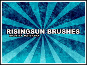 vector rising sun