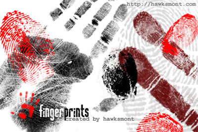 traces doigts empreintes digitales preuves crime criminel enquête détective police
