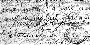 handwriting writing Zola 16th century old