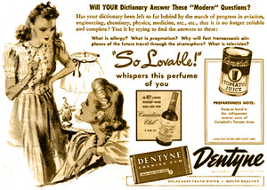 Publicités réclames 1940 cosmopolitain vintage