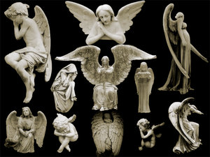 anges chérubins sculptures